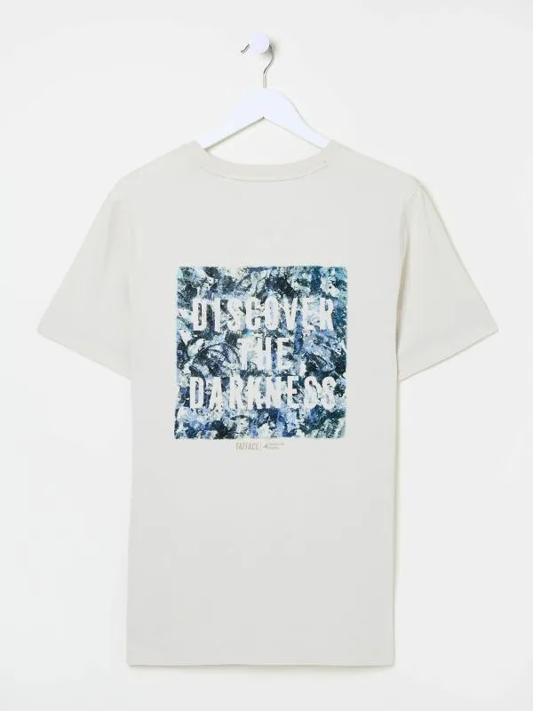 Fat Face Loungewear Men Natural Dark Skies Discover Darkness TShirt