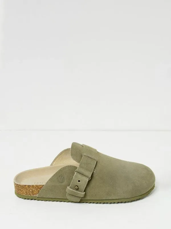 Fat Face Pyjamas and Nightwear Women Elsie Khaki Green House Shoe