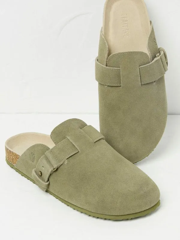 Fat Face Pyjamas and Nightwear Women Elsie Khaki Green House Shoe