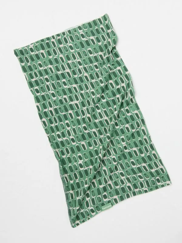 Fat Face Scarves Women Green Geometric Print Multi Use Snood