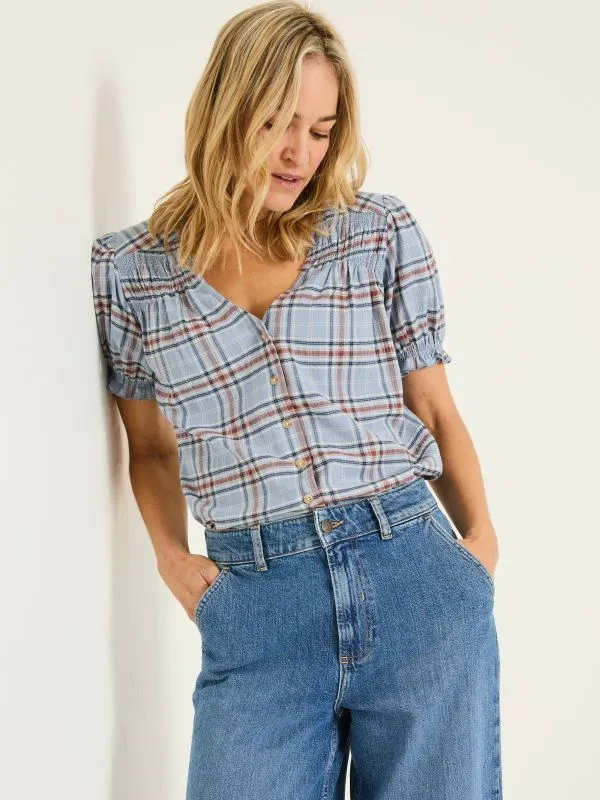 Fat Face Shirts and Blouses Women Blue Jade Blouse