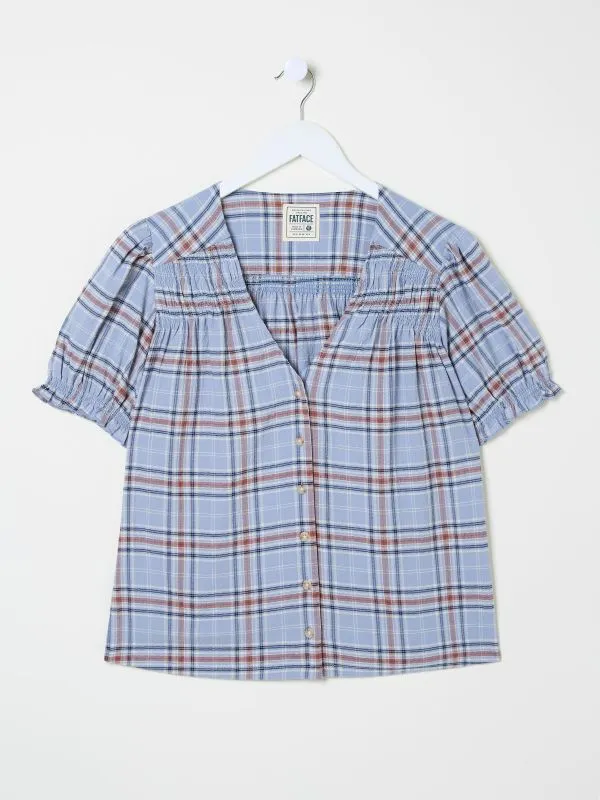 Fat Face Shirts and Blouses Women Blue Jade Blouse