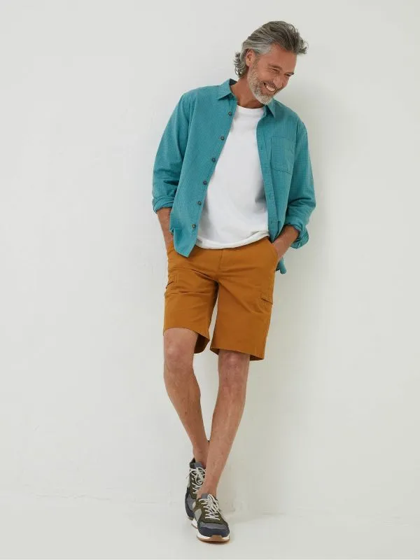 Fat Face Shorts Men Brown Cowes Utility Shorts