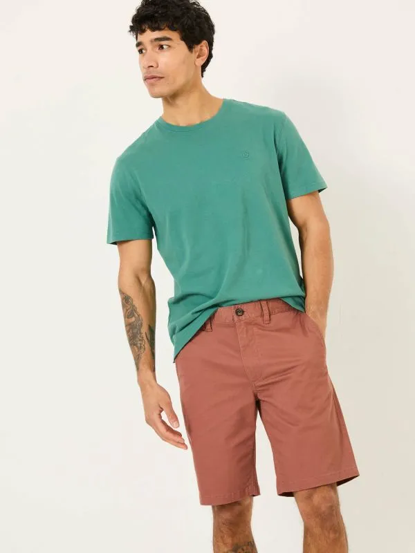Fat Face Shorts Men Rust Brown Mawes Chino Shorts