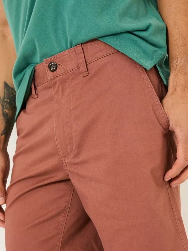 Fat Face Shorts Men Rust Brown Mawes Chino Shorts