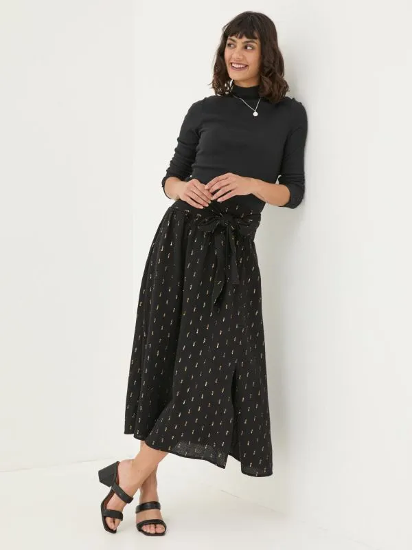 Fat Face Skirts Women Black Sascha Detail Skirt