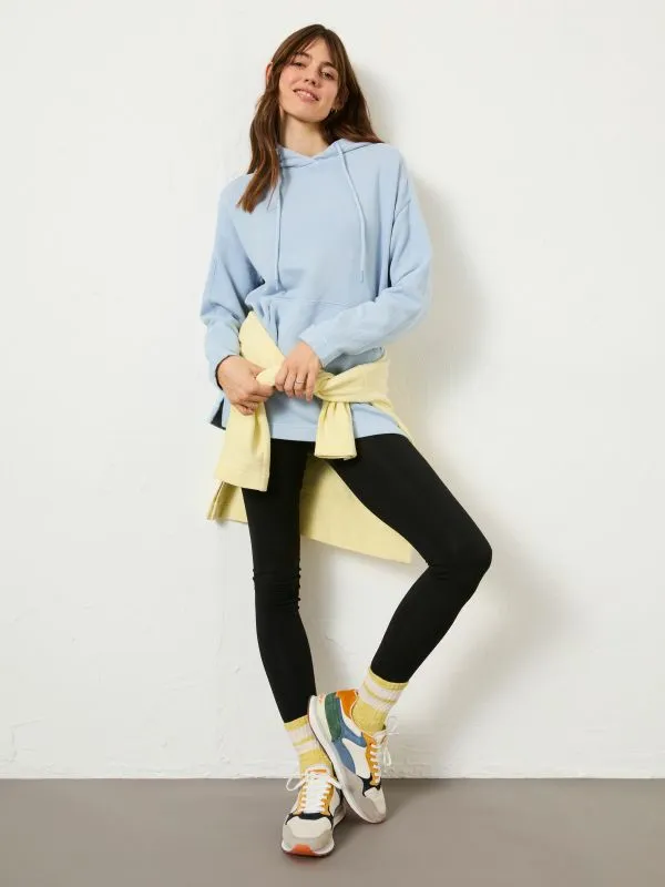 Fat Face Sweatshirts and Hoodies Women Blue Luna 100 Organic Cotton Hoodie