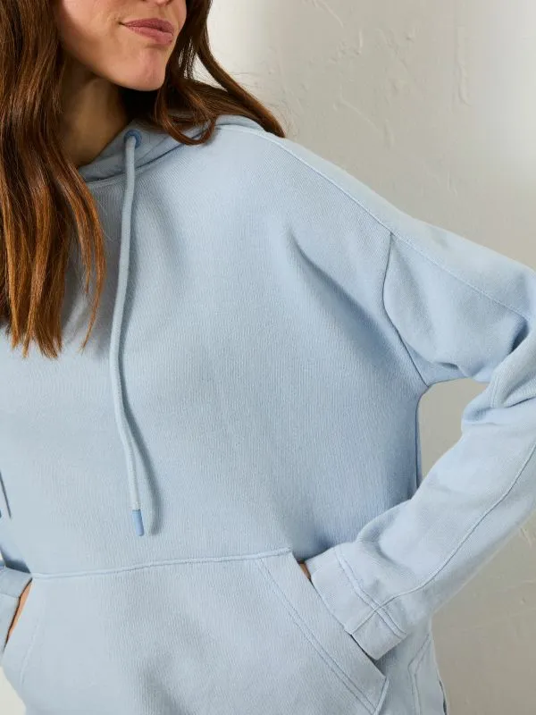 Fat Face Sweatshirts and Hoodies Women Blue Luna 100 Organic Cotton Hoodie