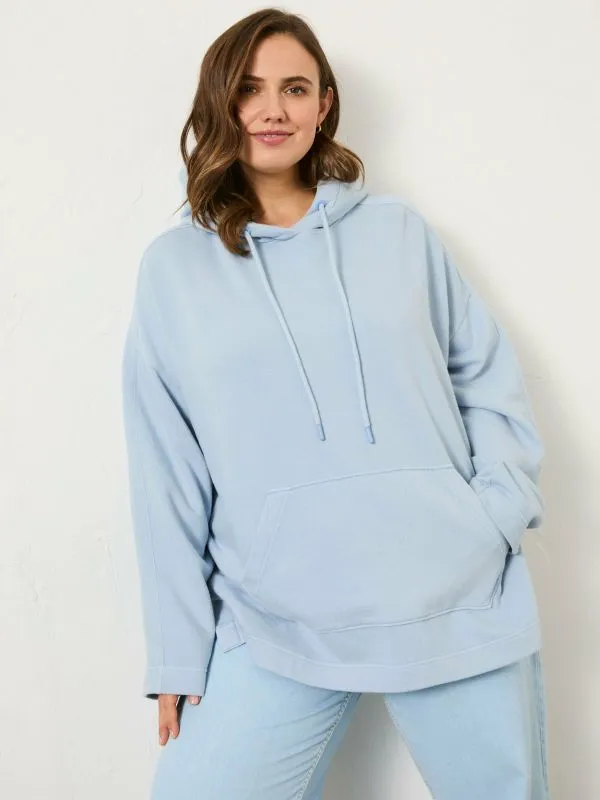Fat Face Sweatshirts and Hoodies Women Blue Luna 100 Organic Cotton Hoodie