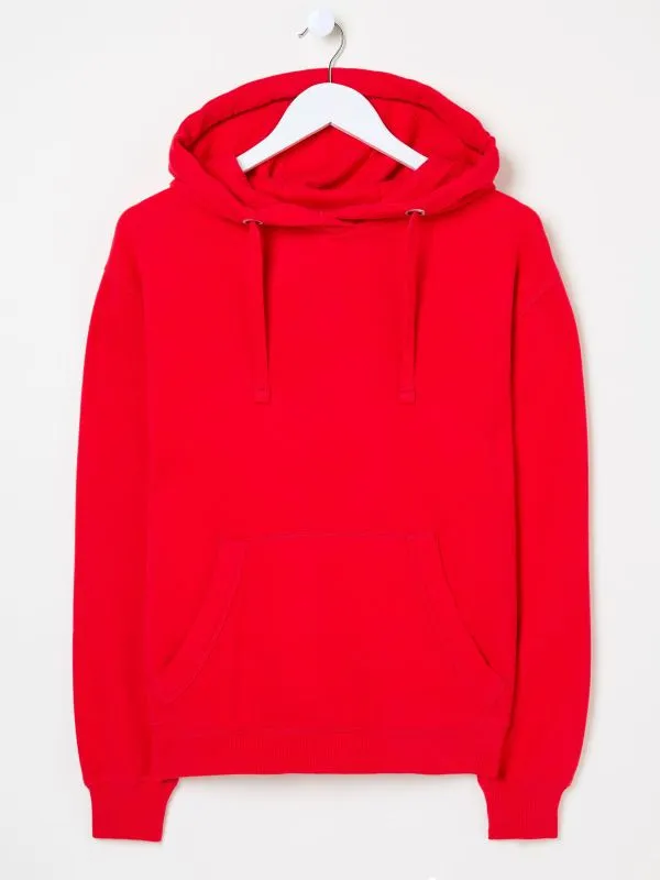 Fat Face Sweatshirts and Hoodies Women Bright Red Izzy Overhead Hoodie