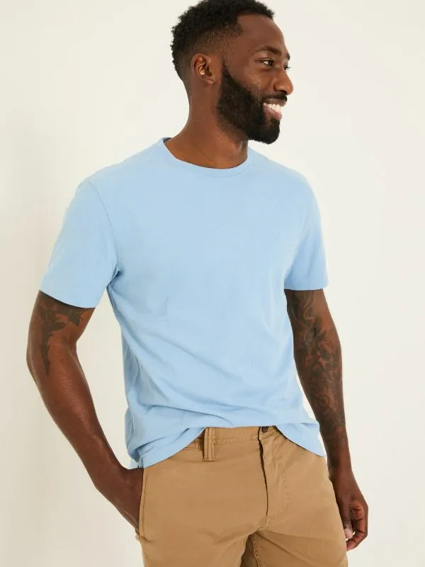 Fat Face Tops and TShirts Men Lulworth Light Blue TShirt