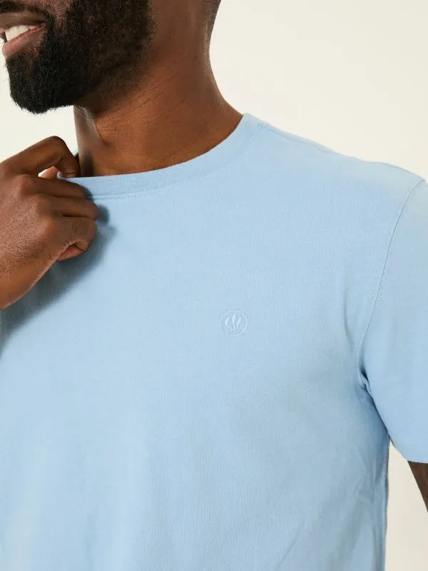 Fat Face Tops and TShirts Men Lulworth Light Blue TShirt