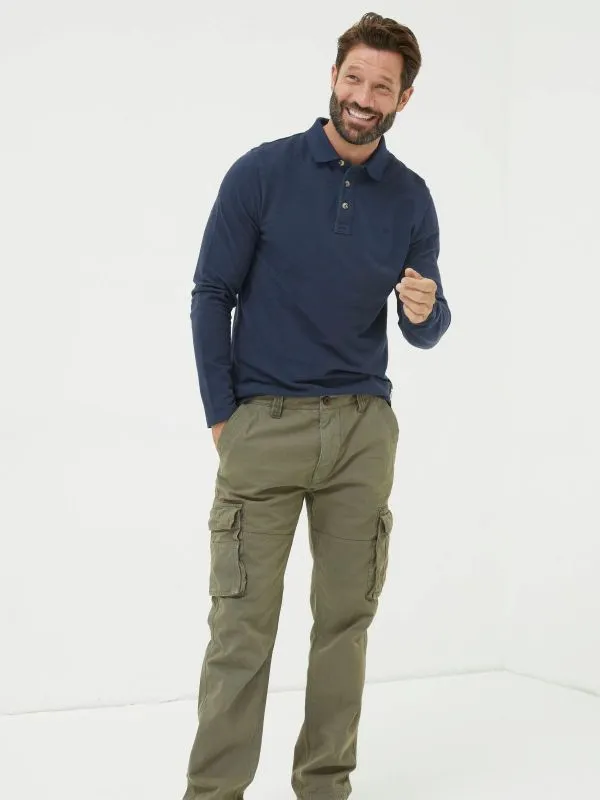 Fat Face Trousers Men Breakyard Green Cargo Trousers