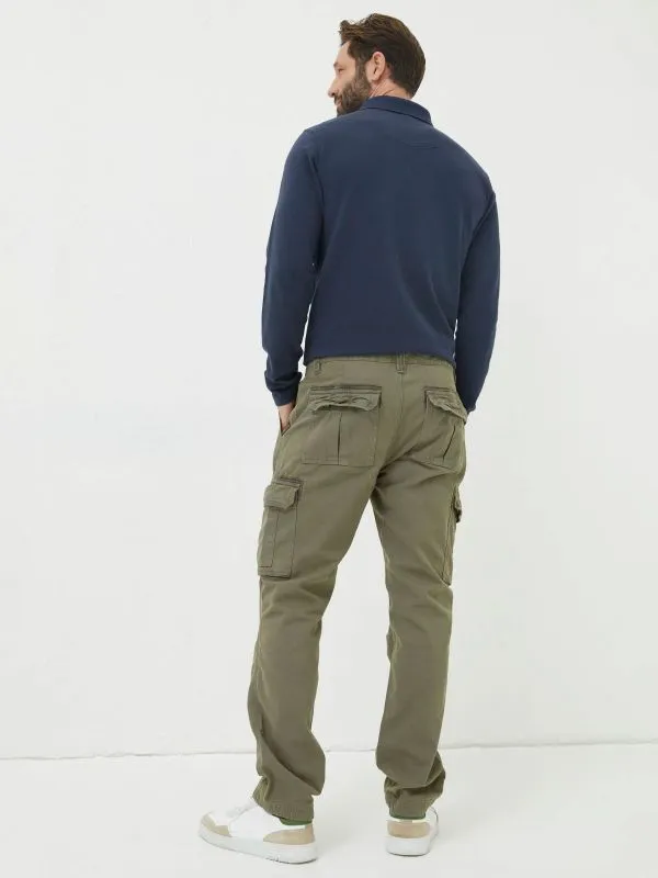 Fat Face Trousers Men Breakyard Green Cargo Trousers