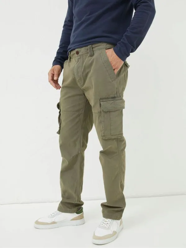 Fat Face Trousers Men Breakyard Green Cargo Trousers