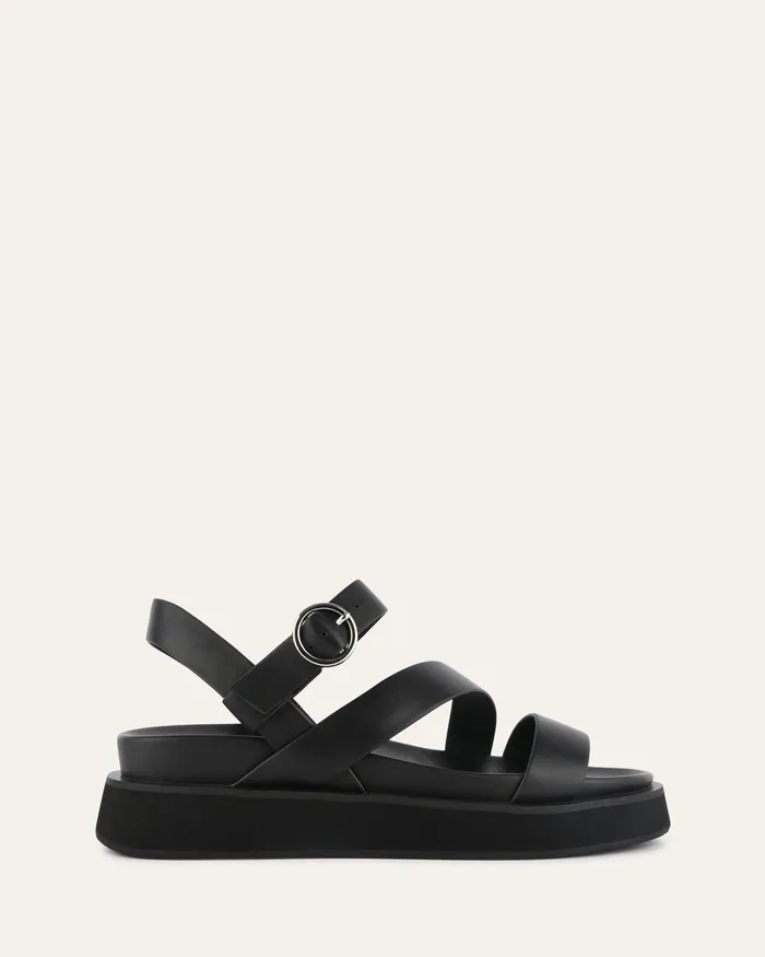 FLAT SANDALS Women jomercer Marais flat sandals black leather
