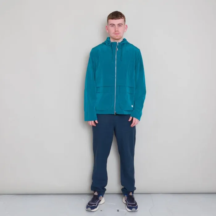 Folk Clothing Outerwear Featherweight Jacket 8211 Ocean Blue Mini Ripstop 8211 Mens