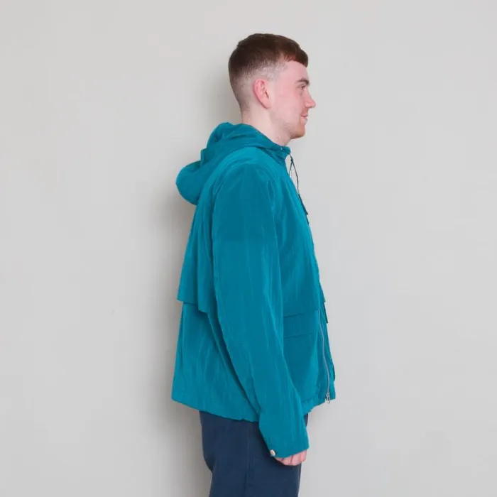 Folk Clothing Outerwear Featherweight Jacket 8211 Ocean Blue Mini Ripstop 8211 Mens