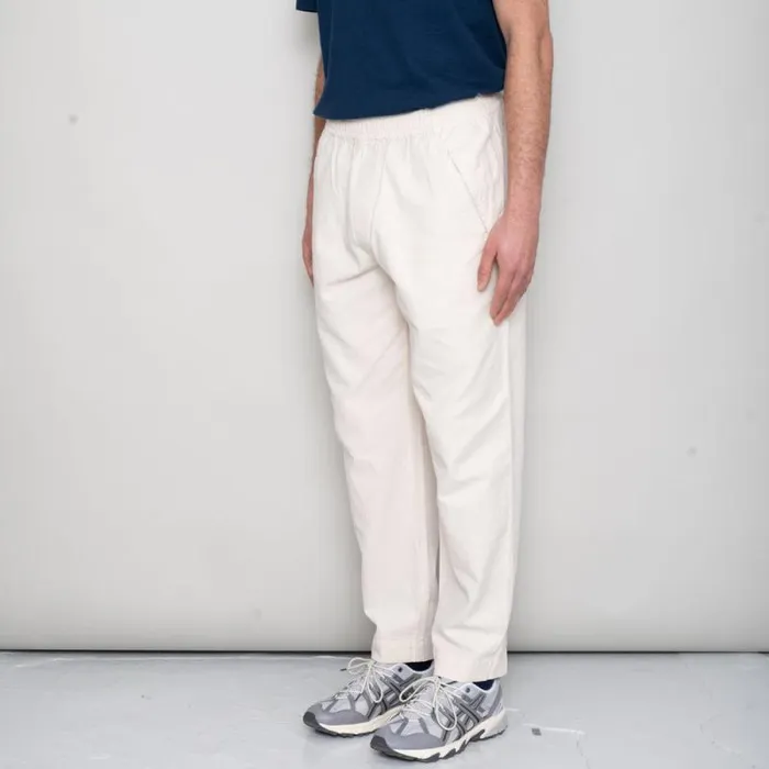 Folk Clothing Trousers Drawcord Assembly Pant 8211 Natural Linen 8211 Mens