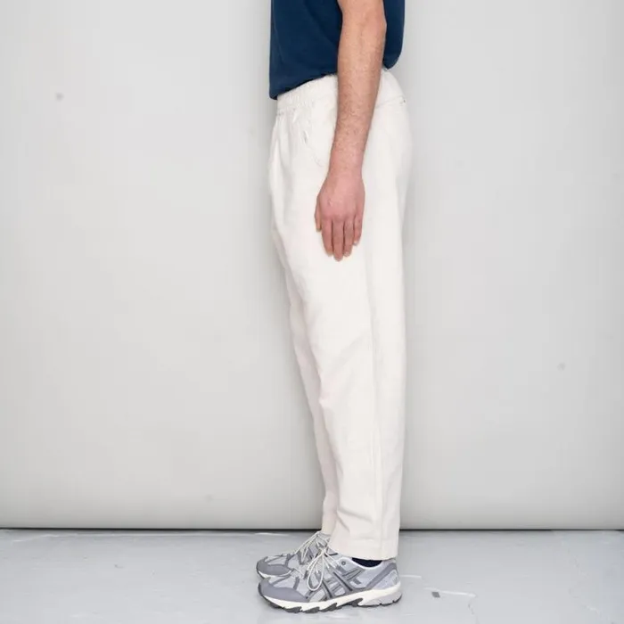 Folk Clothing Trousers Drawcord Assembly Pant 8211 Natural Linen 8211 Mens