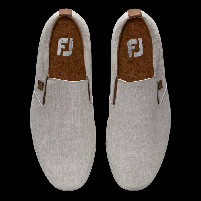FootJoy OffCourse Men Club Casual SlipOn White Silver
