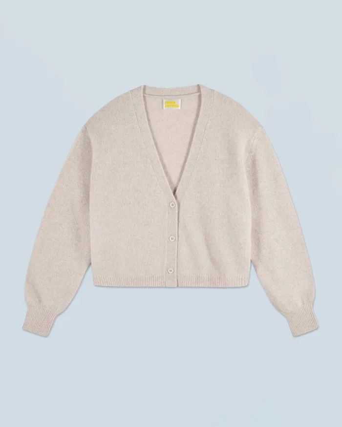 From Future Cashmere Sweaters Women Cardigan Sweater Beige Moulin