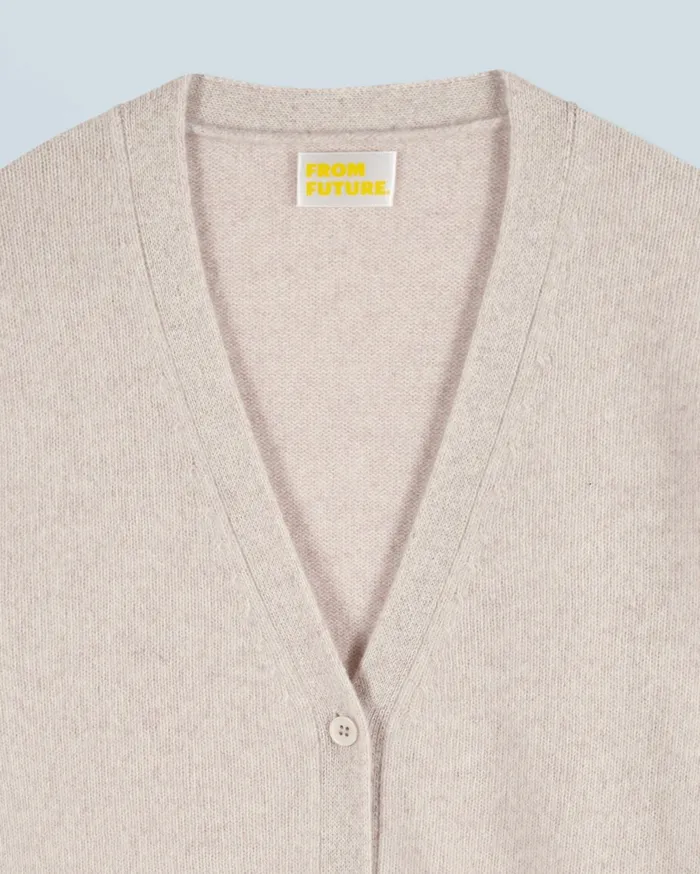 From Future Cashmere Sweaters Women Cardigan Sweater Beige Moulin