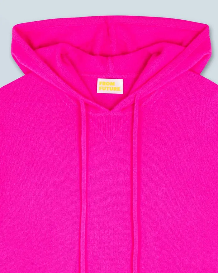 From Future Cashmere Sweaters Women Hoodie Sweater Utopic Pink