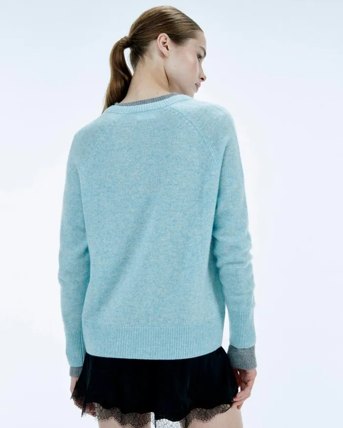From Future Cashmere Sweaters Women Light Oversize VNeck Sweater Black