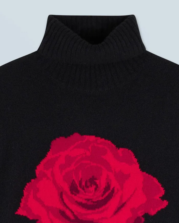 From Future Cashmere Sweaters Women Turtleneck Sweater Black