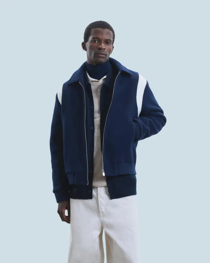 From Future Coats and Jackets Men Jacket Navy