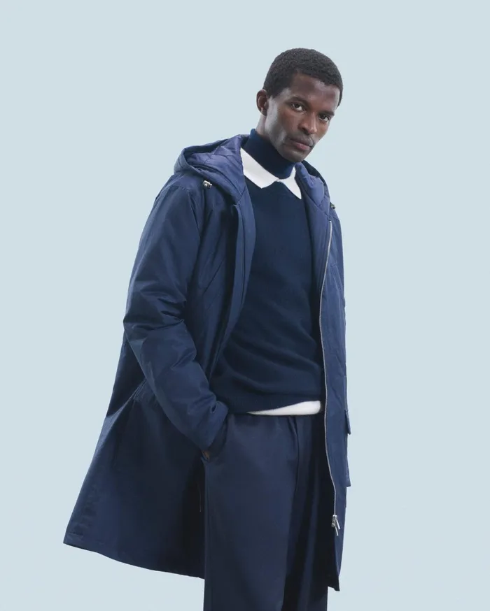 From Future Coats and Jackets Men Outerwear Parka Navy