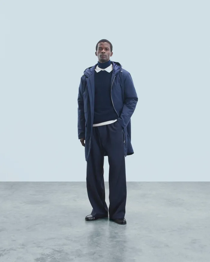 From Future Coats and Jackets Men Outerwear Parka Navy