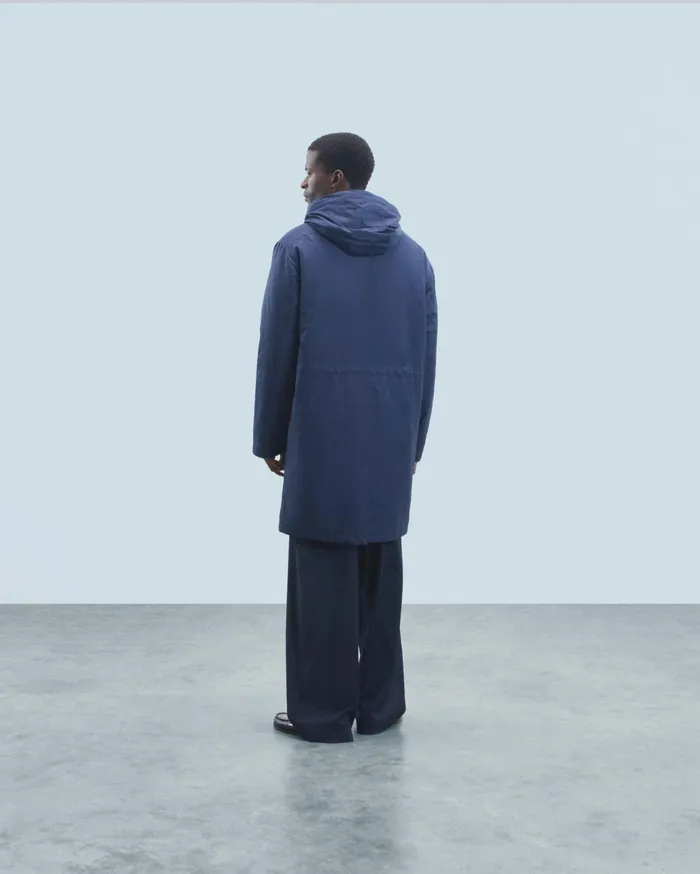 From Future Coats and Jackets Men Outerwear Parka Navy