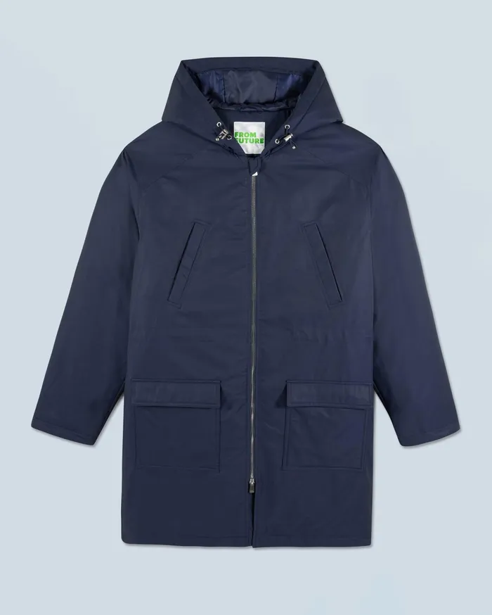 From Future Coats and Jackets Men Outerwear Parka Navy