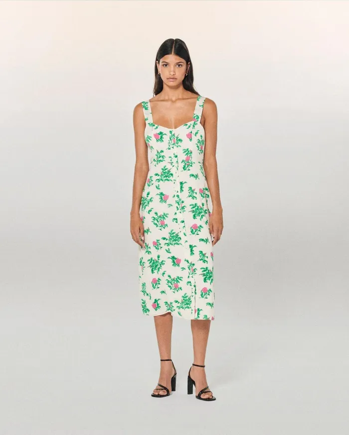From Future Dresses and Jumpsuits Women Leatitia Long Strap Dress Spring Flower