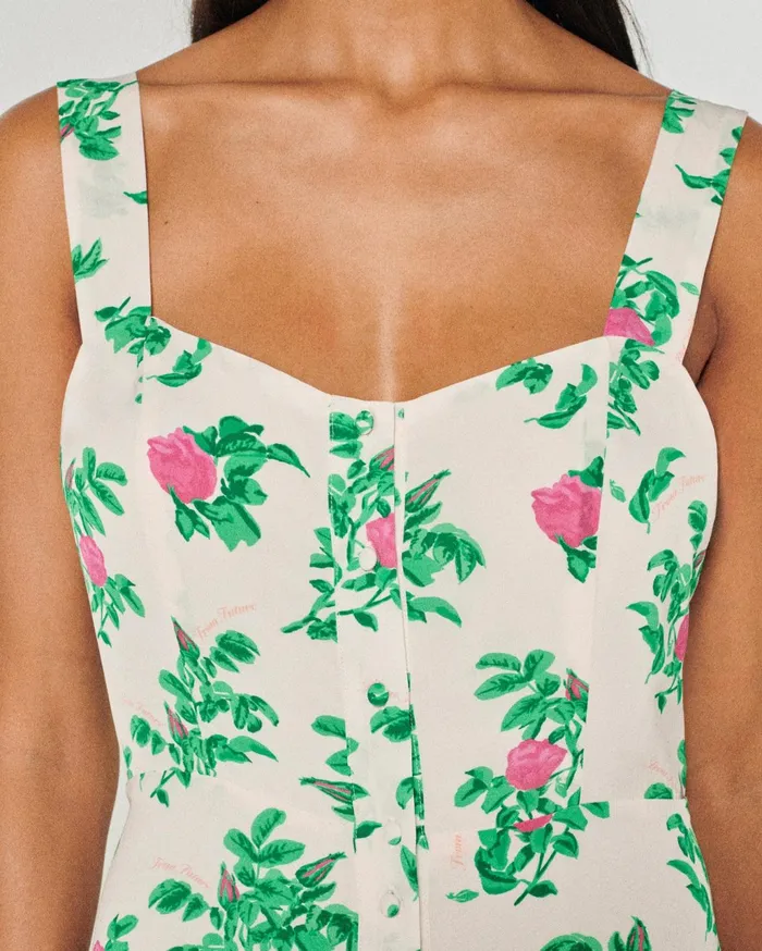 From Future Dresses and Jumpsuits Women Leatitia Long Strap Dress Spring Flower
