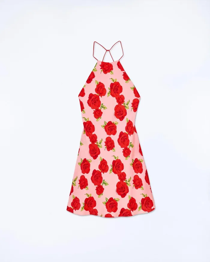 From Future Dresses and Jumpsuits Women Selena Short Strap Dress Hot Roses