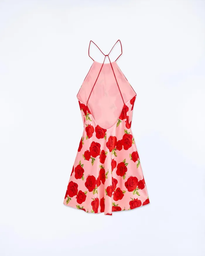 From Future Dresses and Jumpsuits Women Selena Short Strap Dress Hot Roses