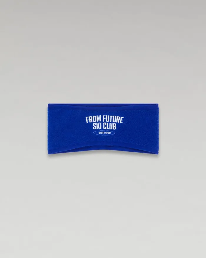 From Future Headbands Earmuffs Headband Ski Club Electric Blue