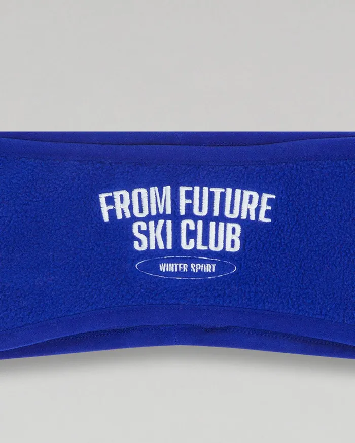 From Future Headbands Earmuffs Headband Ski Club Electric Blue