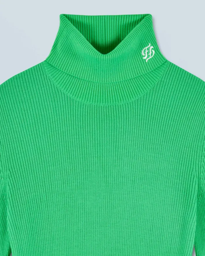 From Future Merino Wool Sweaters Women Turtleneck Sweater Utopic Green
