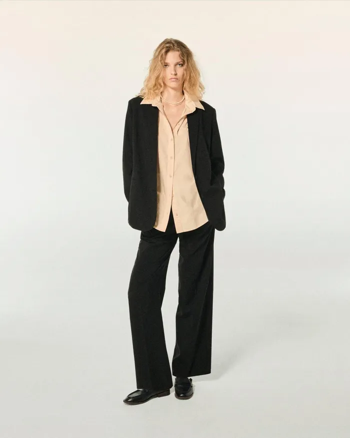 From Future Pants Women Wide Leg Pants Black