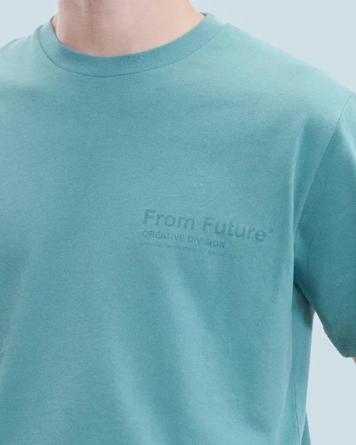 From Future Shirts and TShirts Men Crewneck TShirt Creative Division Washed Green Almond