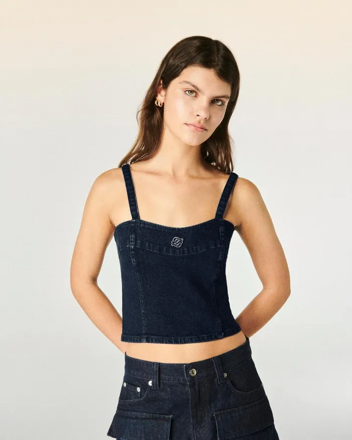 From Future Shirts TShirts and Tops Women Bustier Top Natural