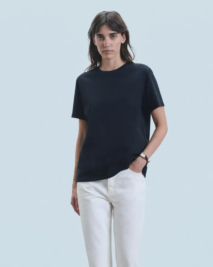 From Future Shirts TShirts and Tops Women Crewneck Short Sleeve TShirt Black