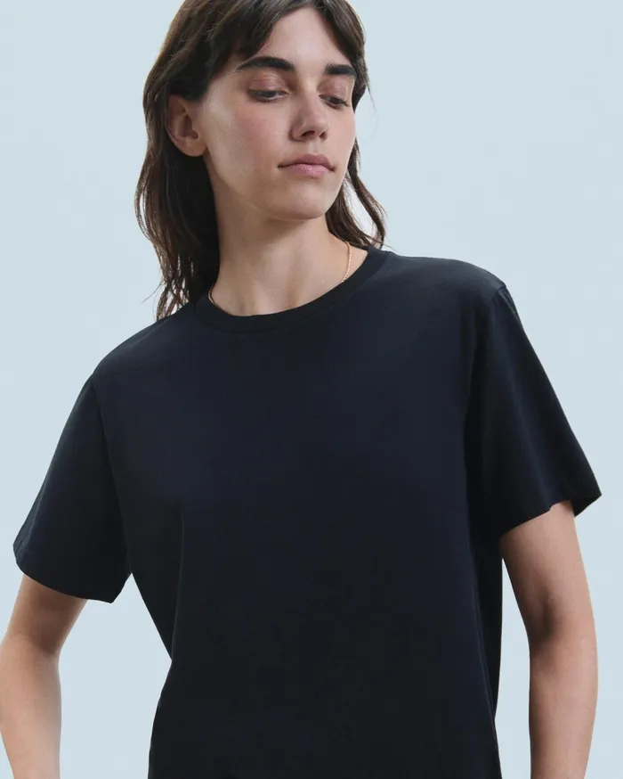 From Future Shirts TShirts and Tops Women Crewneck Short Sleeve TShirt Black
