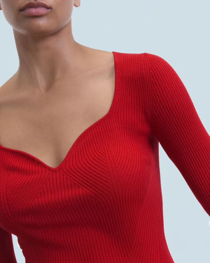 From Future Shirts TShirts and Tops Women Long Sleeve Top Hot Red