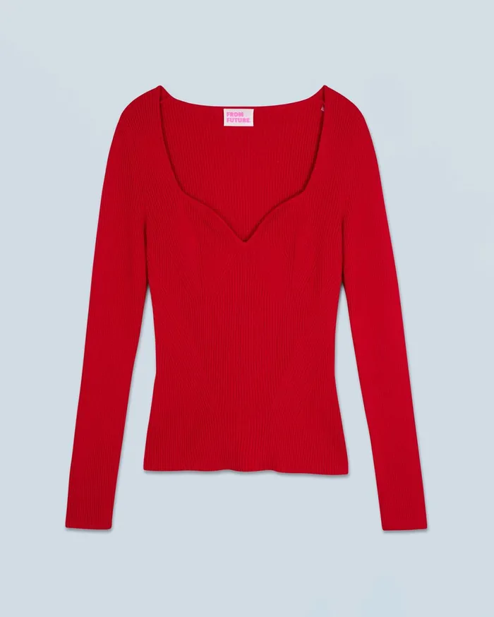 From Future Shirts TShirts and Tops Women Long Sleeve Top Hot Red