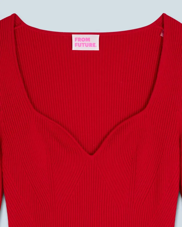 From Future Shirts TShirts and Tops Women Long Sleeve Top Hot Red